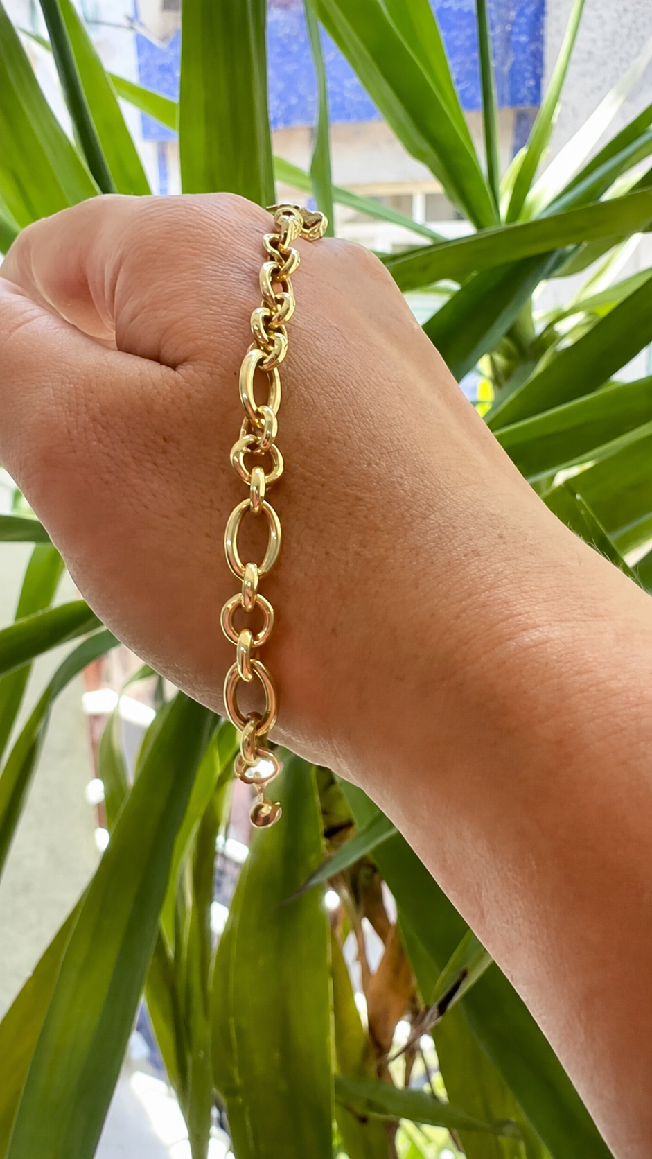 4K Gold Link Bracelet – 4.76 g