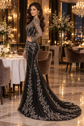 CELESTIA – Luxury Crystal Evening Gown
