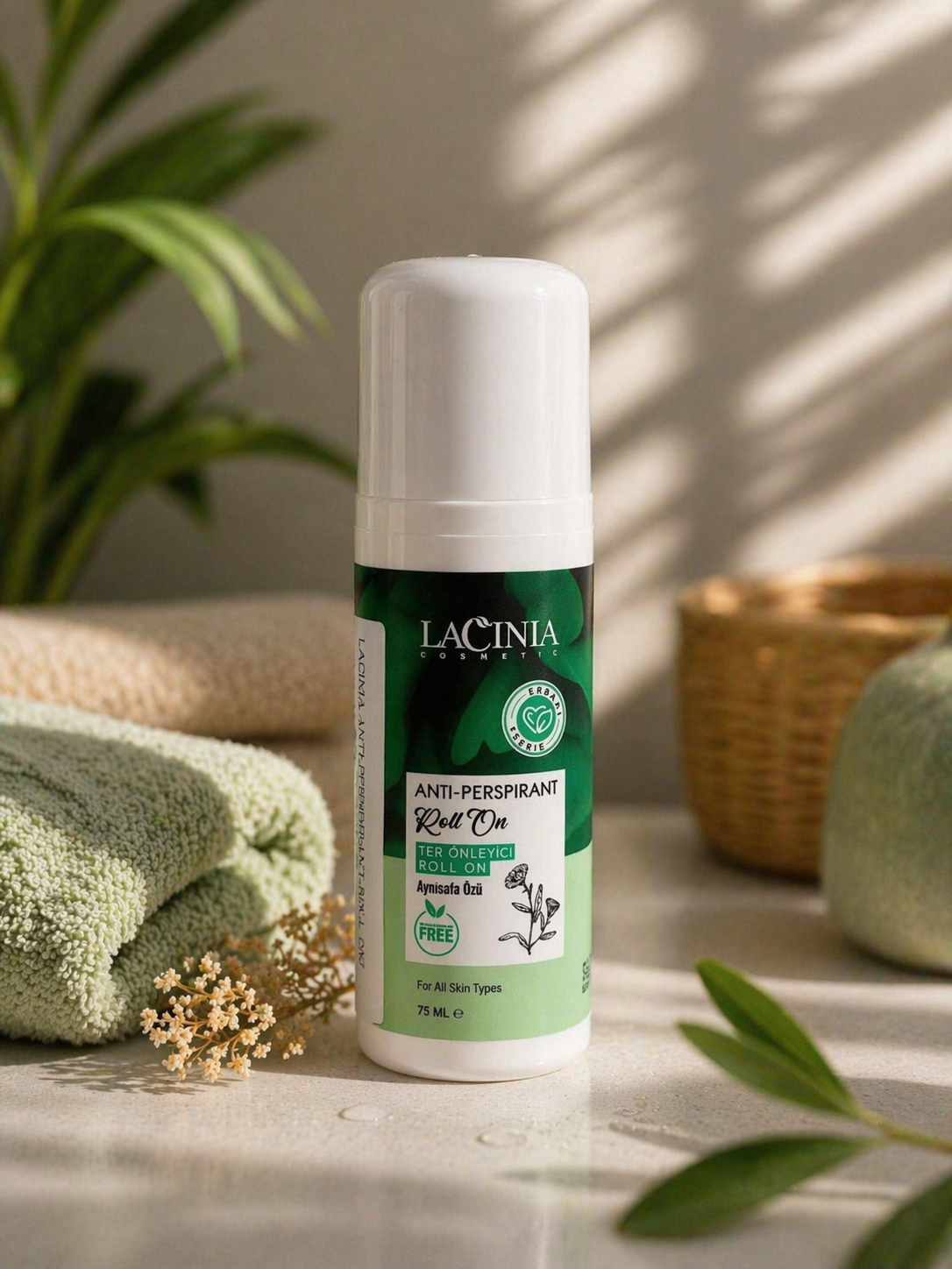 LACINIA antiperspirantas su rutuliniu aplikatoriumi (75 ml)